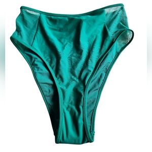 Aerie‎ Green High Cut Cheeky Bikini Bottom Nwt Size Small